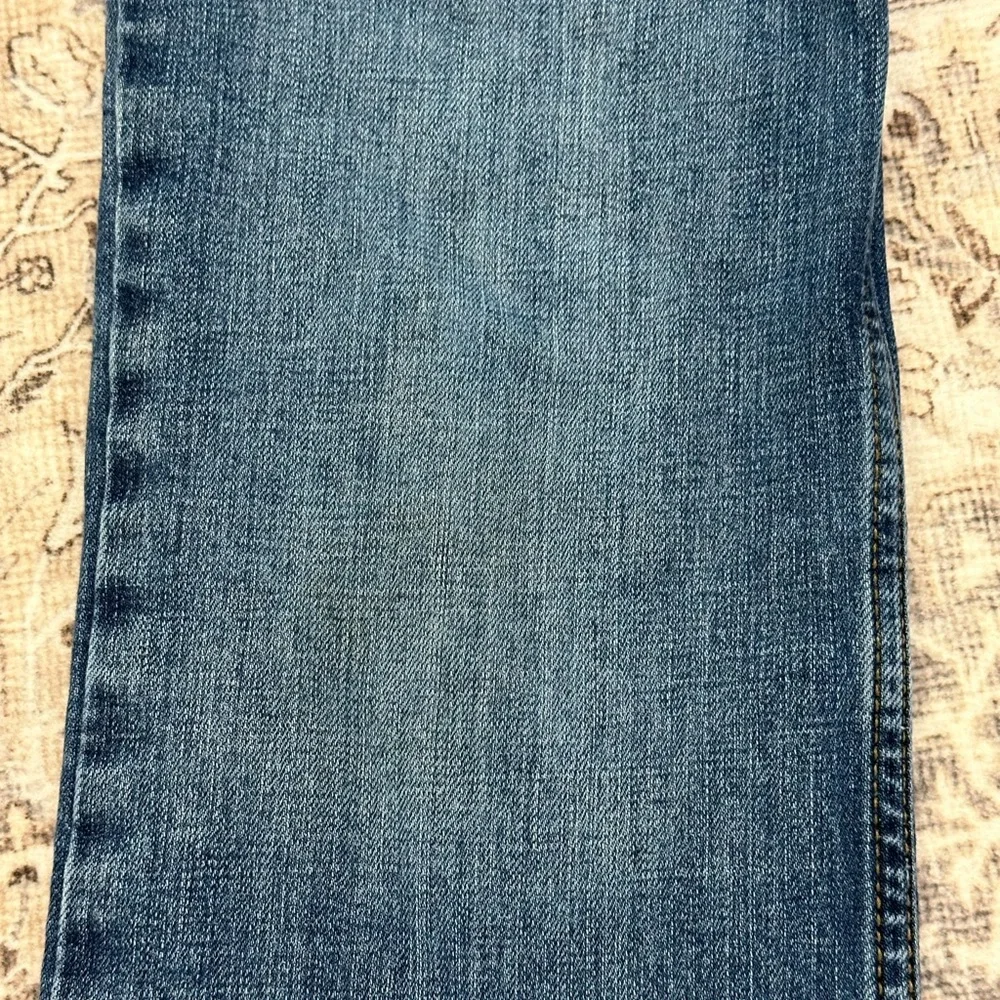 Wrangler Kids Straight-Leg Jeans in Dark Blue Wash Classic Boot (14 Slim).